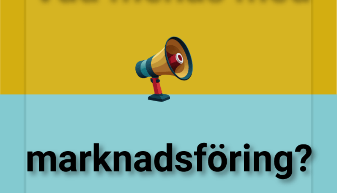 Vad menas med marknadsföring?