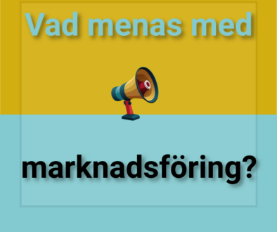 Vad menas med marknadsföring?